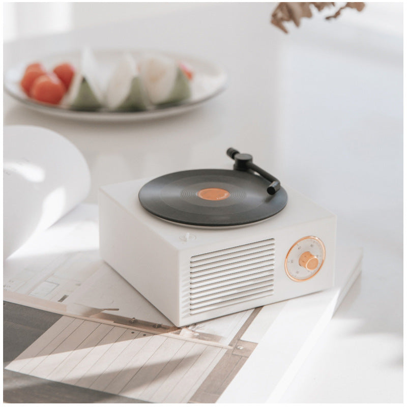 Wireless mini portable retro phonograph Bluetooth-compatible speaker